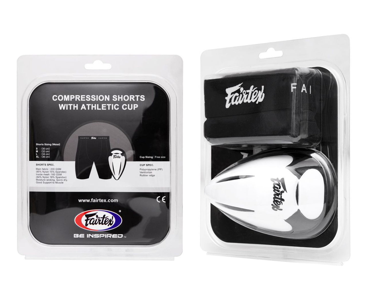 Fairtex GC3 Compression shorts with Athletic Cup