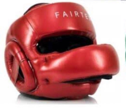 Fairtex Pro Sparring Head Guard HG17 Red