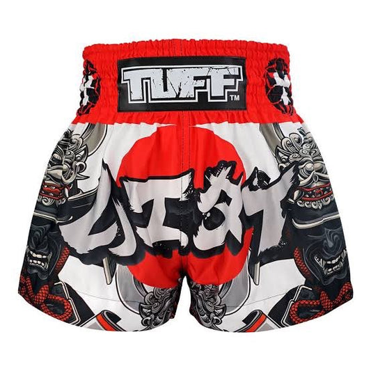 Tuff Muay Thai Shorts TUF-MS659-WHT