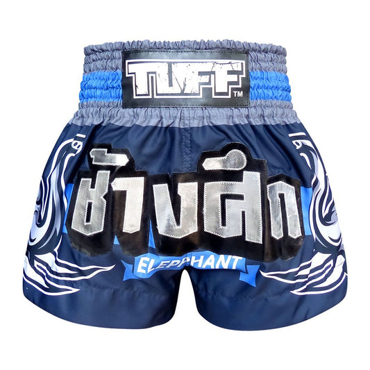 Tuff Muay Thai Shorts TUF-MRS203 Navy Blue