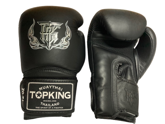 Top King Boxing Gloves "Super" TKBGSA Air Black N