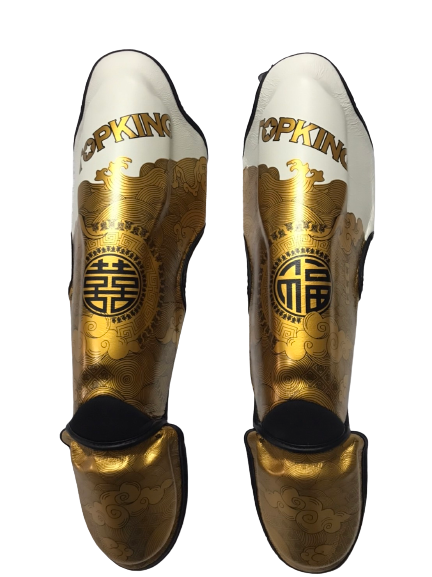 Top King Shinguards TKSGCT-CN01 Fook & Double Happiness White Gold