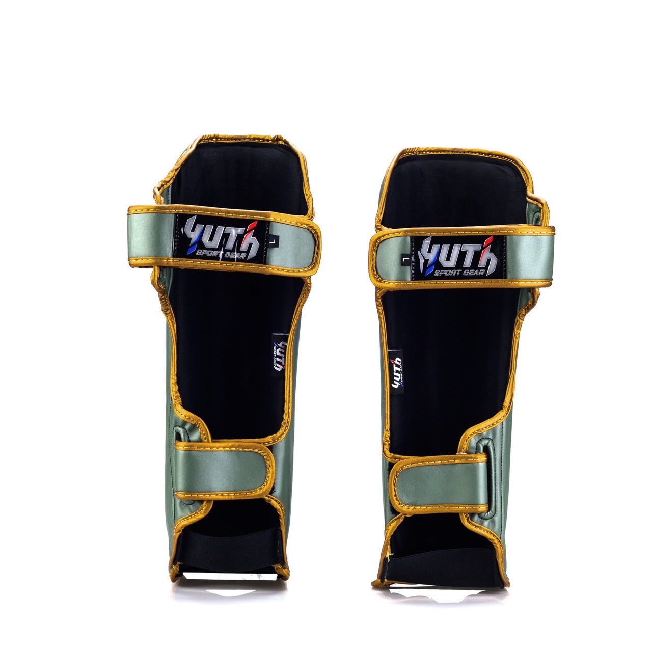 Yuth Shinguards BSL10 Semileather Green Gold