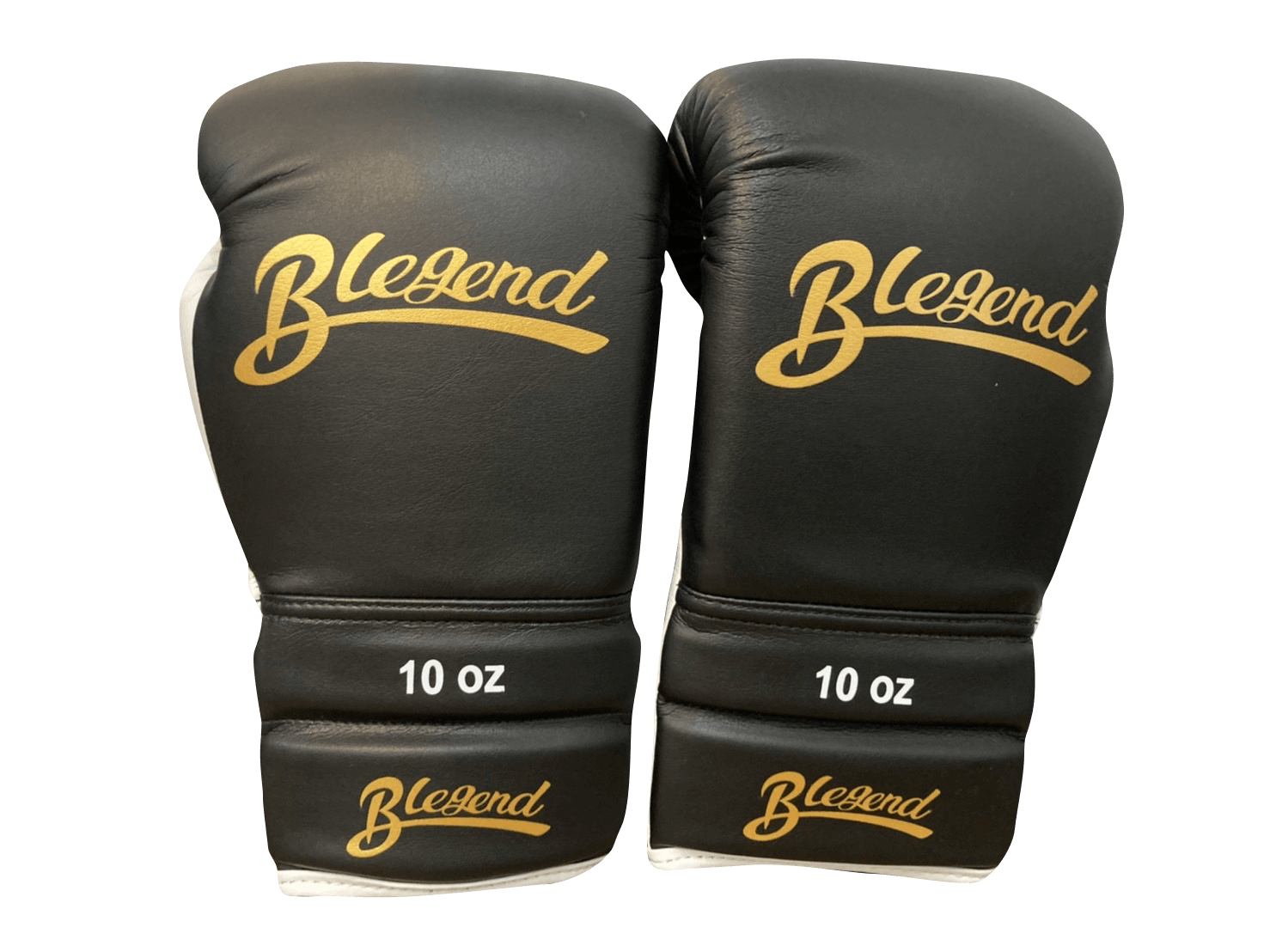 Blegend Boxing Gloves BGLLP Lace Up Black White Blegend