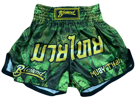 Blegend Boxing Shorts Green Jungle