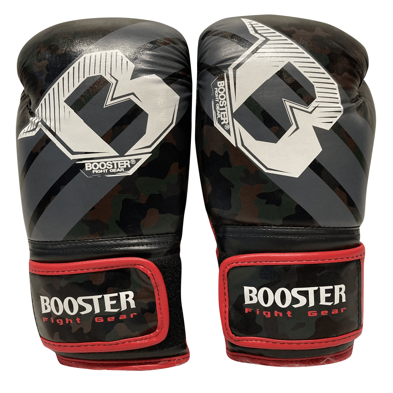 Booster Boxing Gloves Kids Youth CAMO Black