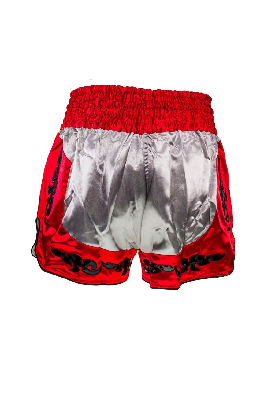 Buakaw Shorts BFG33-3 RED Grey - SUPER EXPORT SHOP