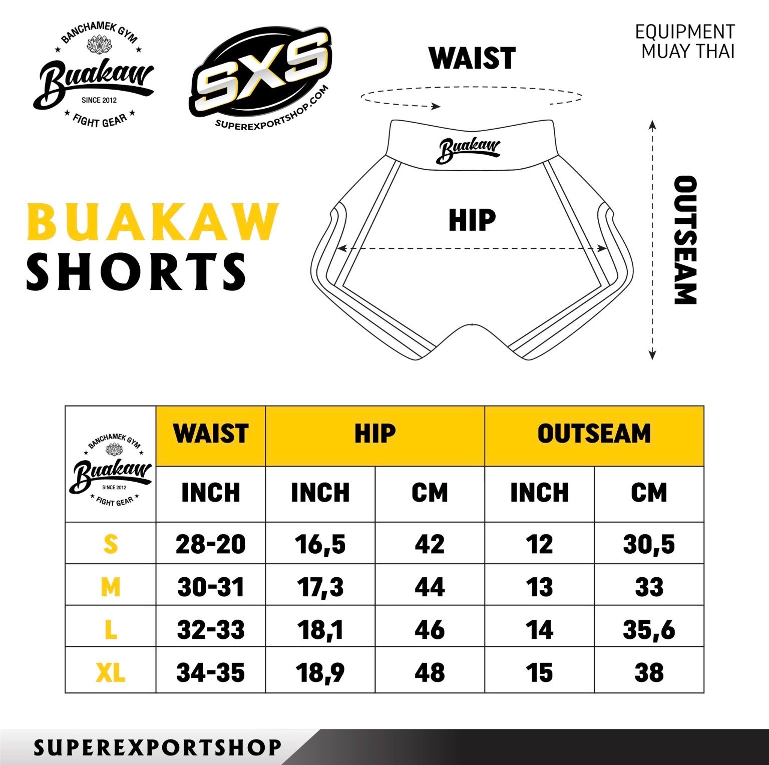 Buakaw Shorts BFG4-3 BLACK BLUE - SUPER EXPORT SHOP