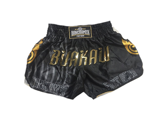 Buakaw Shorts BSH8 BLACK GOLD
