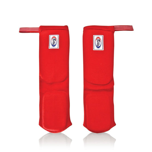 Fairtex Shinguards Sock Type SPE1 Red