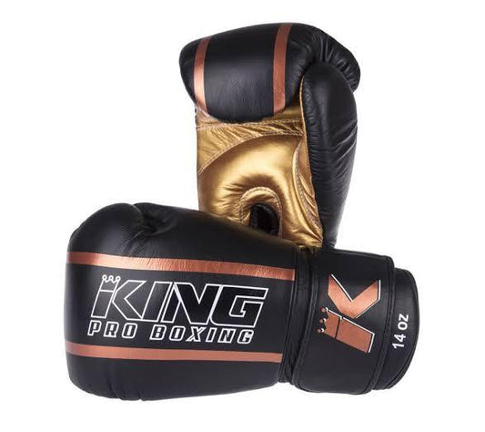 King Pro Boxing Gloves ELITE3 BK/COOPER