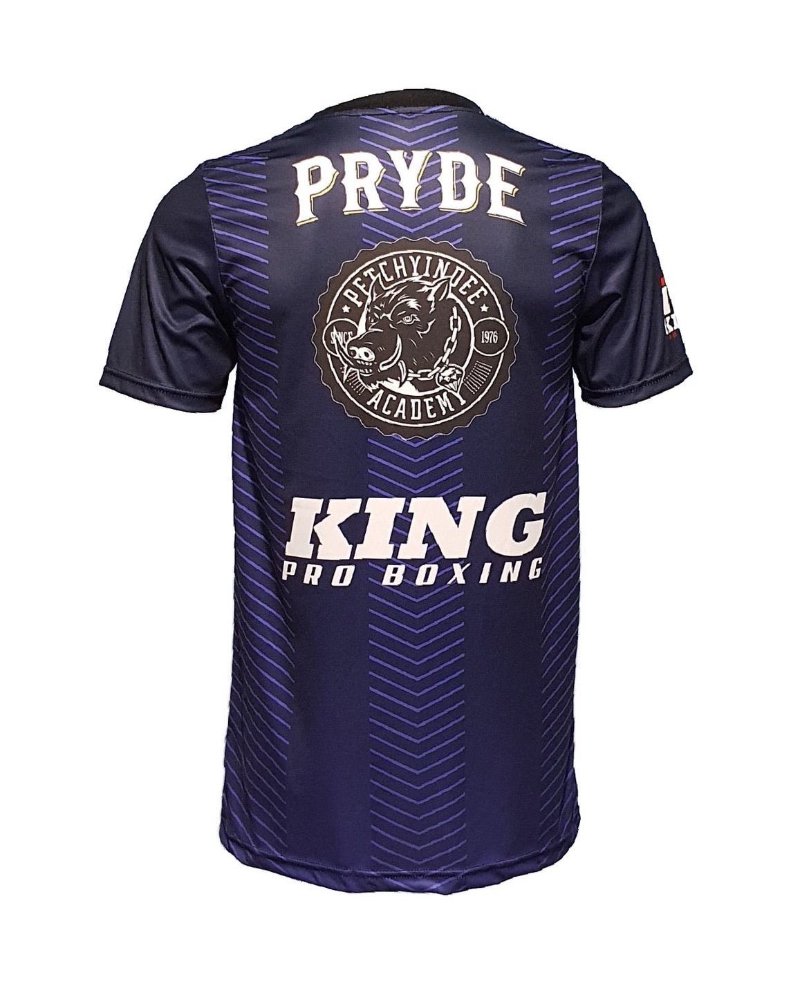 King Pro Boxing T-shirt PRYDE Blue King Pro Boxing