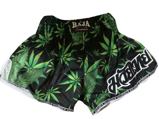 Raja Shorts Green Style Leaves 1 R50