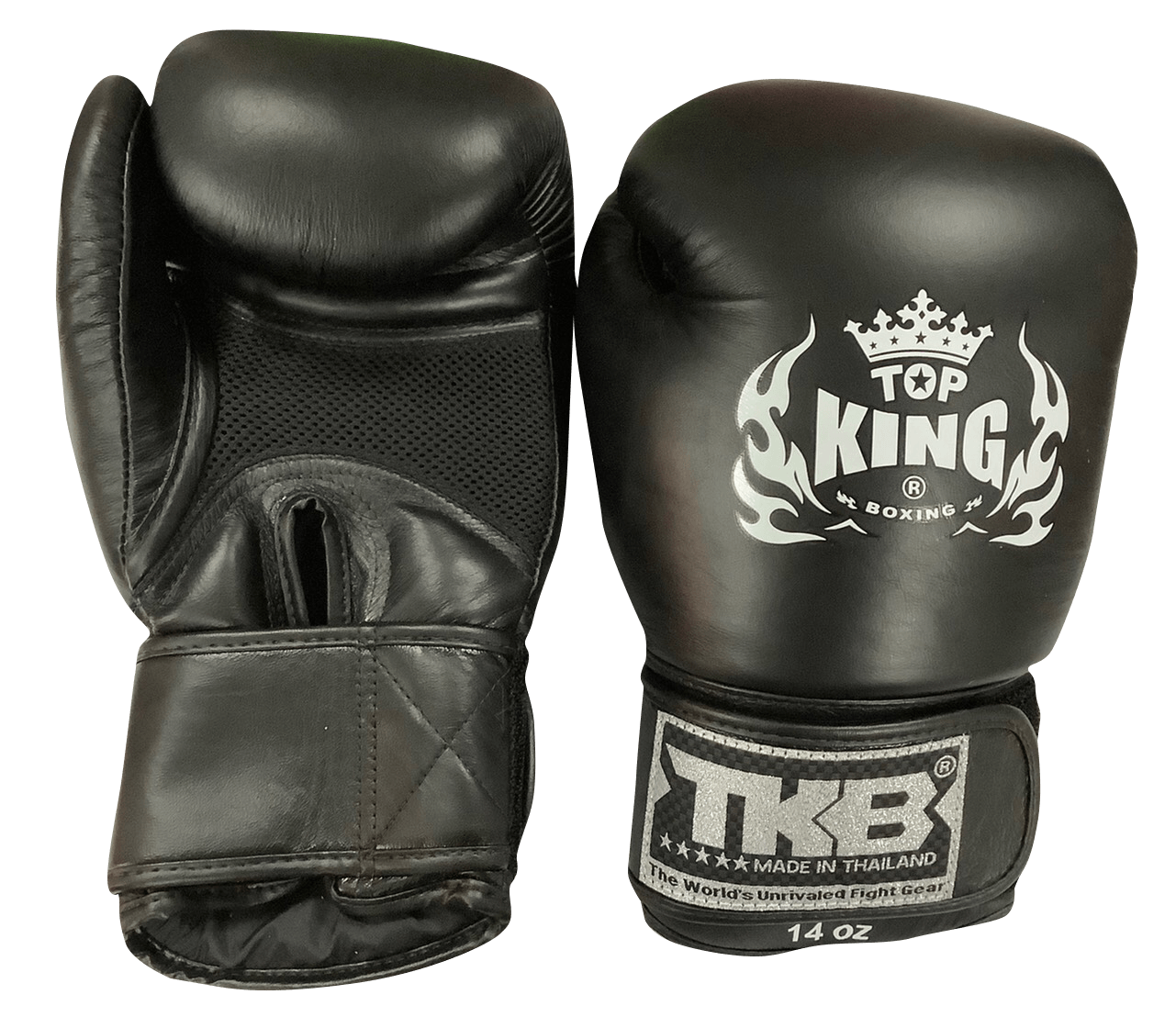 Top King Boxing Gloves Air Velcor TKBGAV Black