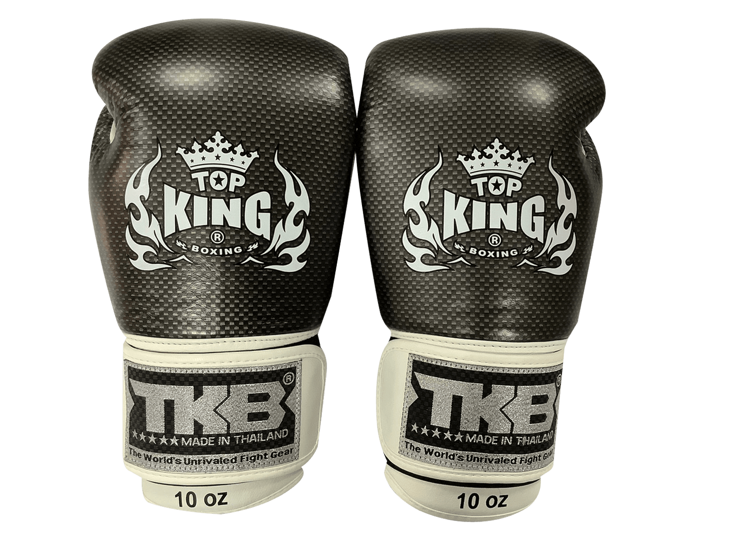 Top King Boxing Gloves Empower Creativity TKBGEM01-02 Black White