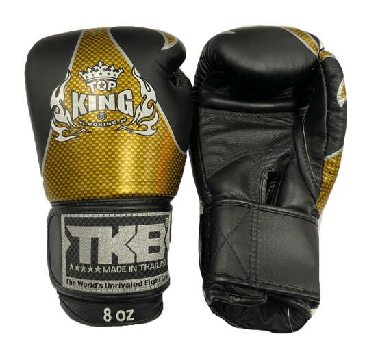 Top King Boxing Gloves "Empower" TKBGEM-01 Black(Gold)No AIR