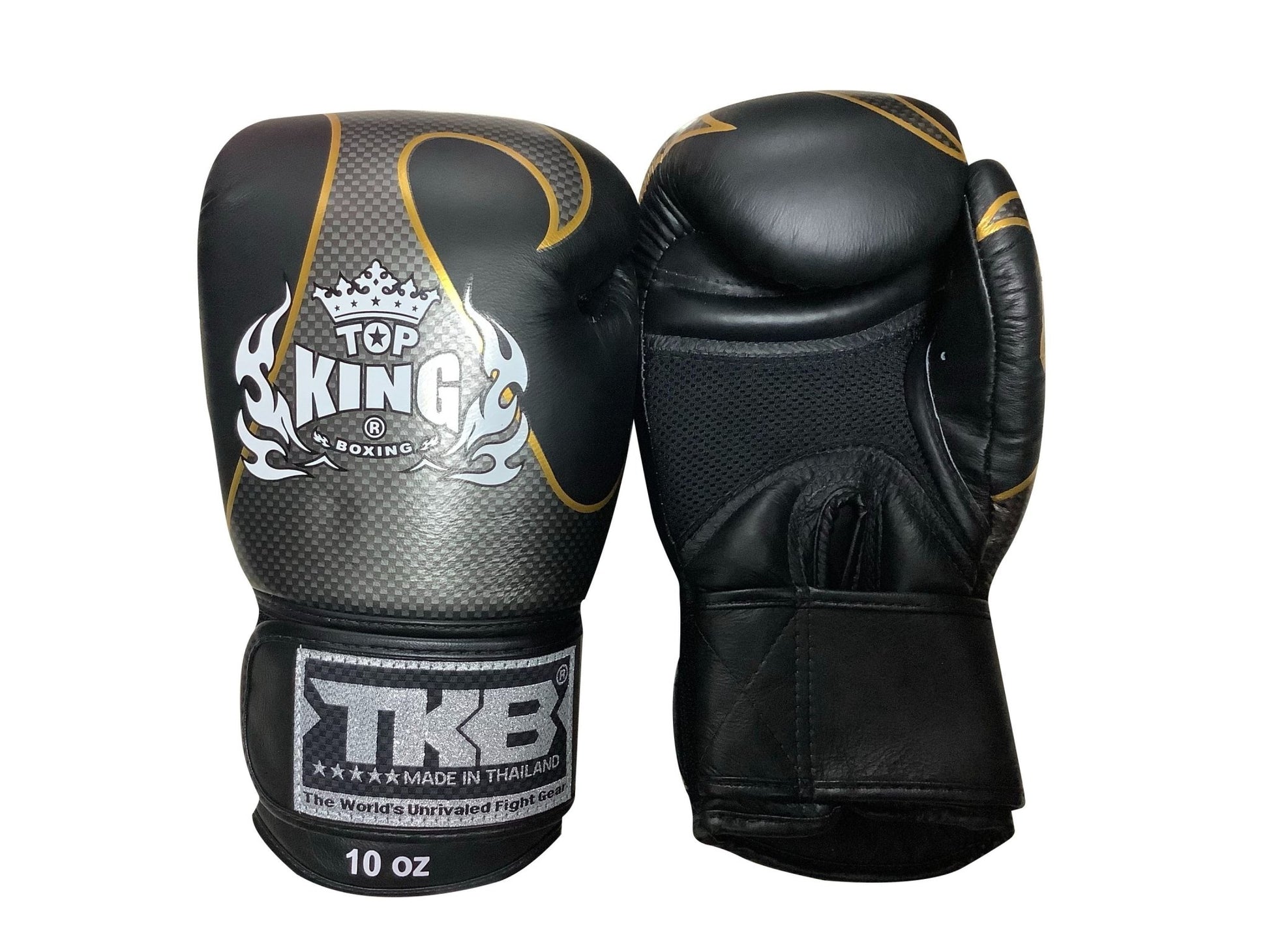 Top King Boxing Gloves "Empower" TKBGEM-01 Black(Silver) No AIR