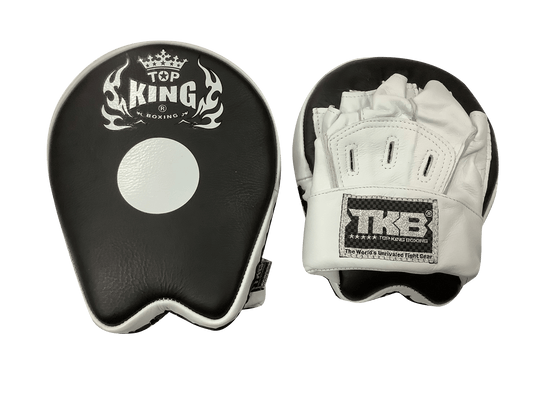 Top King Focus Mitts Professional TKFMP Black/White