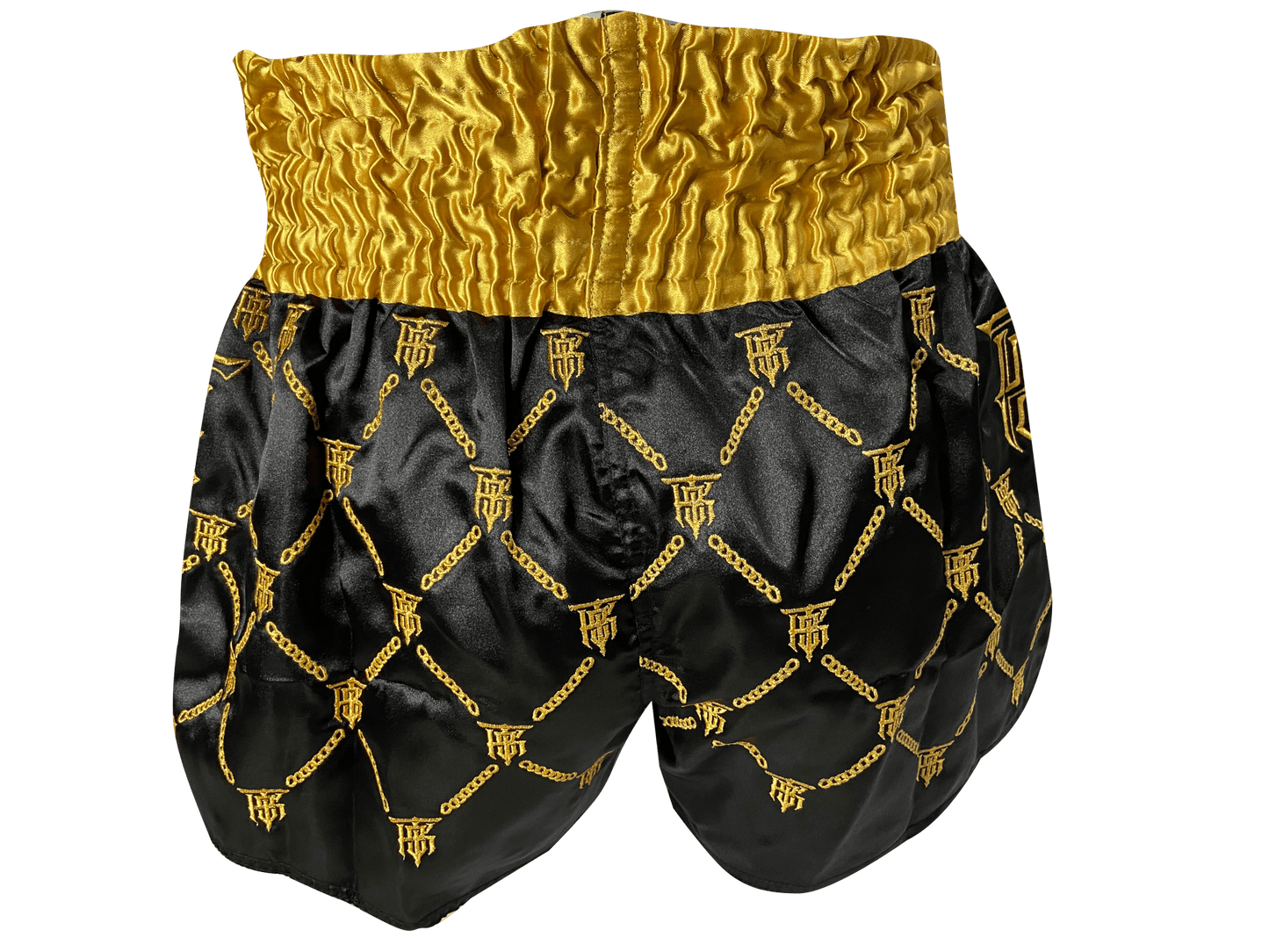Top King Muay Thai Shorts TKTBS-213 Black Gold - SUPER EXPORT SHOP