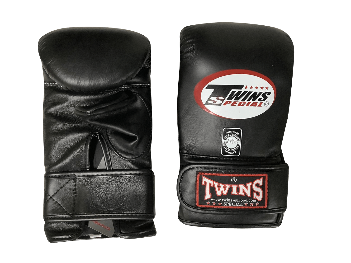 Twins Special Boxing Bag Gloves TBGL4F Black Close Thumb - SUPER EXPORT SHOP