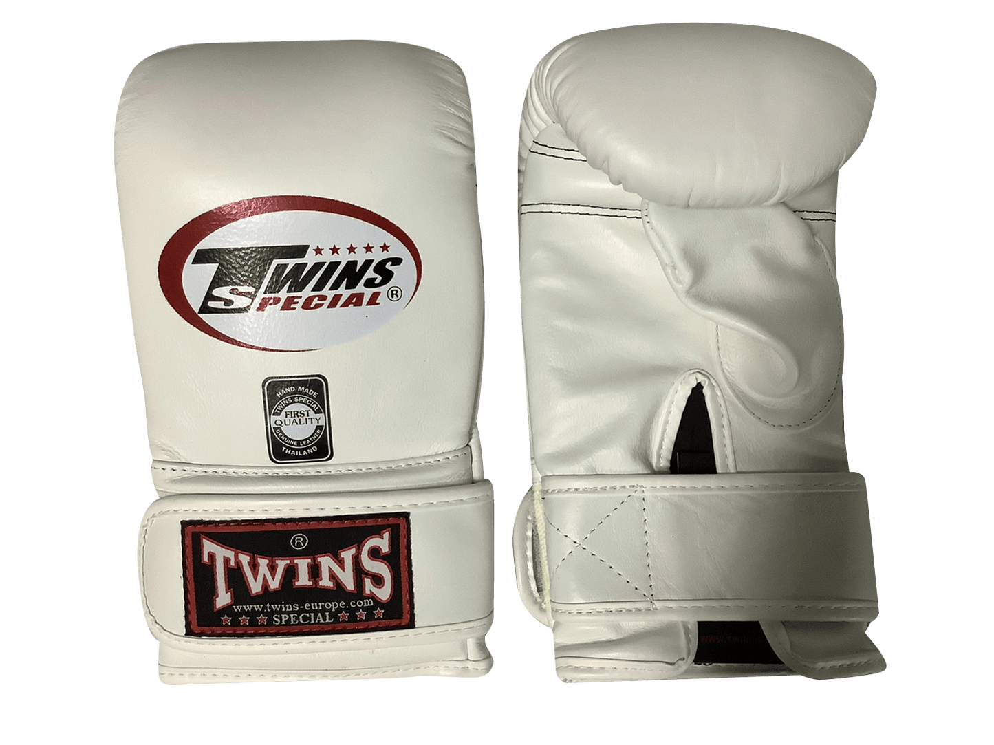 Twins Special Boxing Bag Gloves TBGL4F White Close Thumb - SUPER EXPORT SHOP