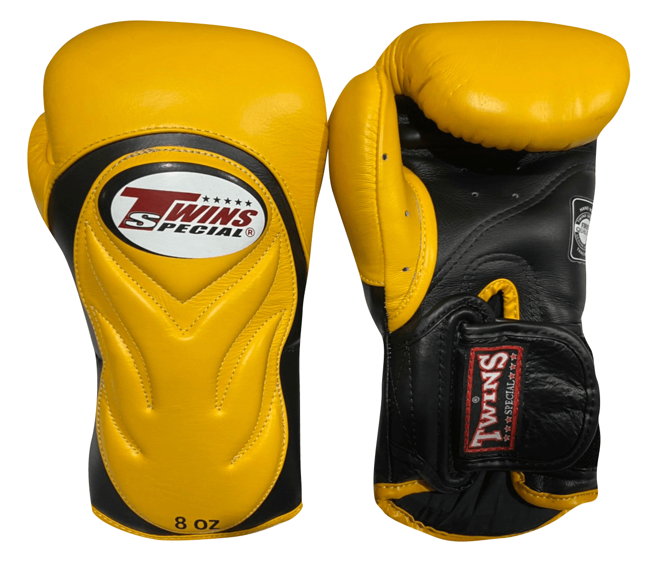 Twins Special Boxing Gloves BGVL6 Black Yellow Twins Special