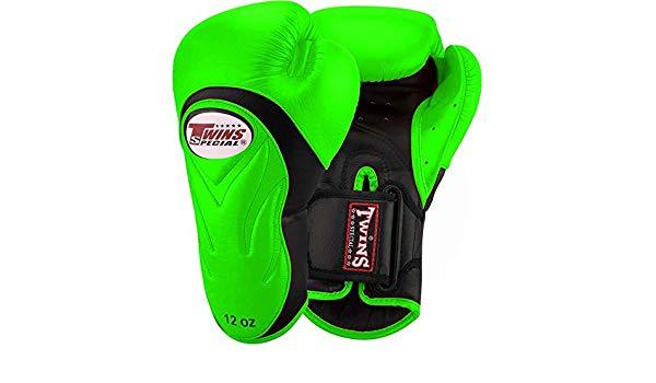 Twins Special bgvl6 black/green BOXING GLOVES