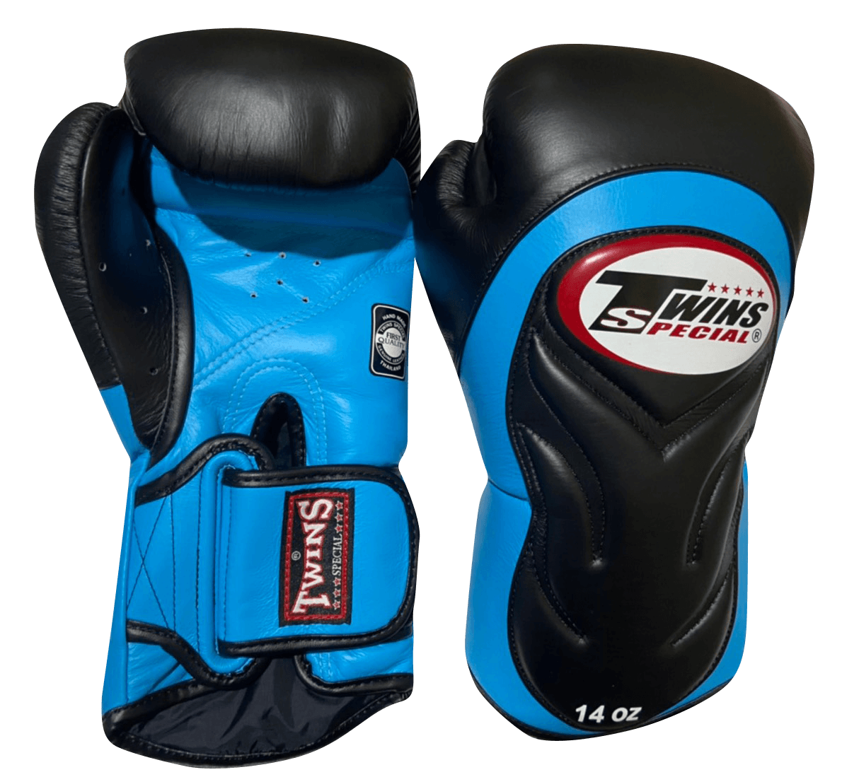 Twins Special Boxing Gloves BGVL6 Light Blue/Black - SUPER EXPORT SHOP