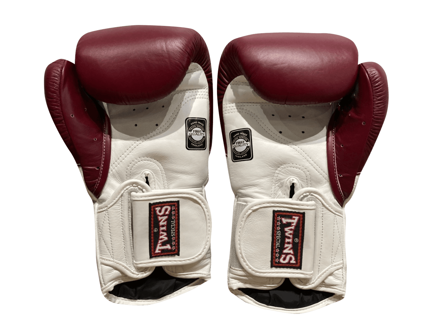 Twins Special BOXING GLOVES BGVL6 White Maroon - SUPER EXPORT SHOP