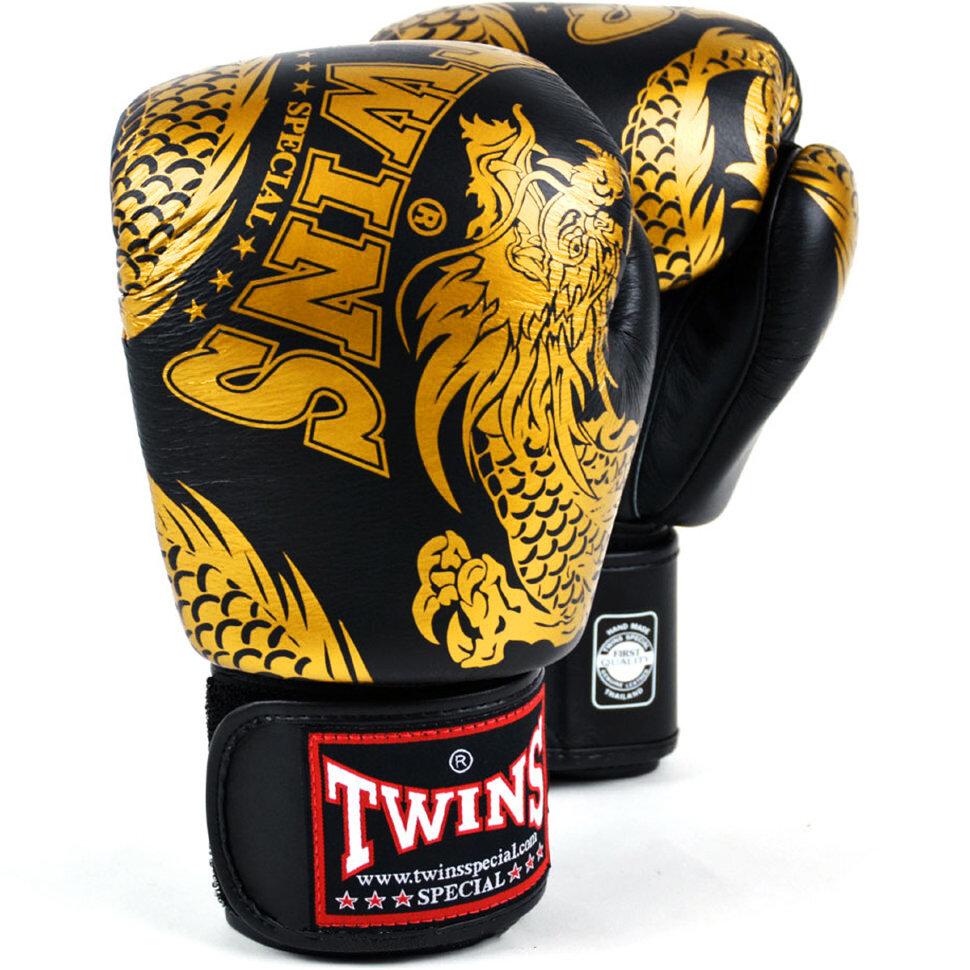 Twins Special  FBGVL3-49 GOLD/BLACK  BOXING GLOVES
