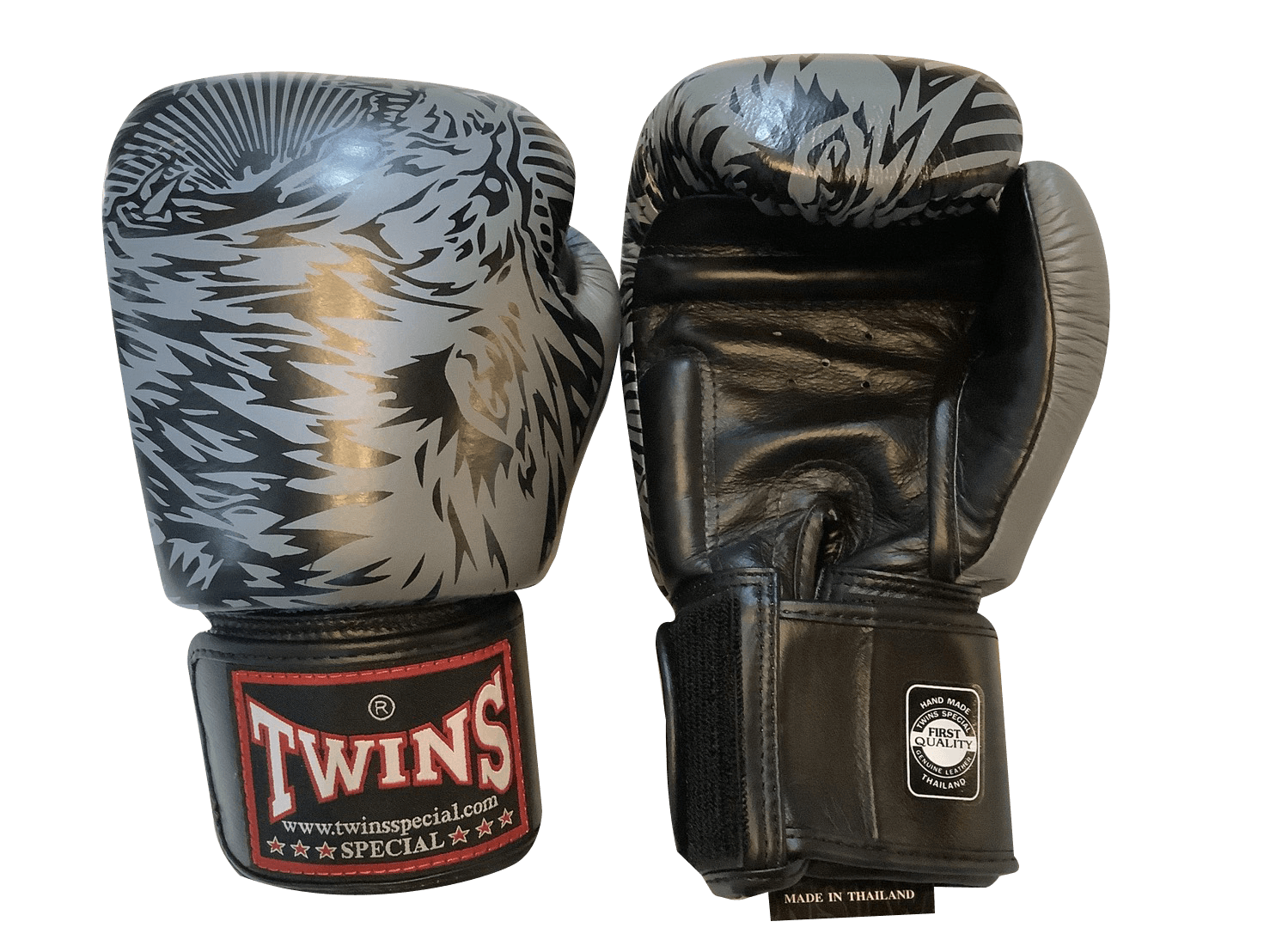 Twins Special Boxing Gloves FBGVL3-50 Grey/Black