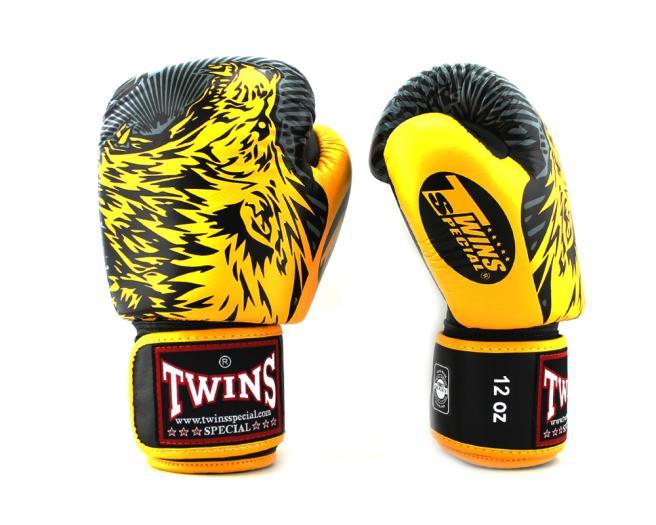 Twins Special BOXING GLOVES FBGVL3-50 YELLOW/BLACK Twins Special