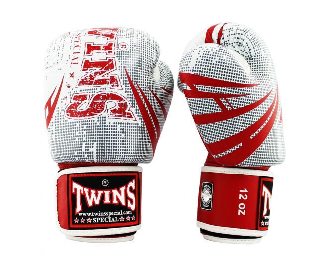 Twins Special  FBGVL3-TW5 RED/WHITE BOXING GLOVES