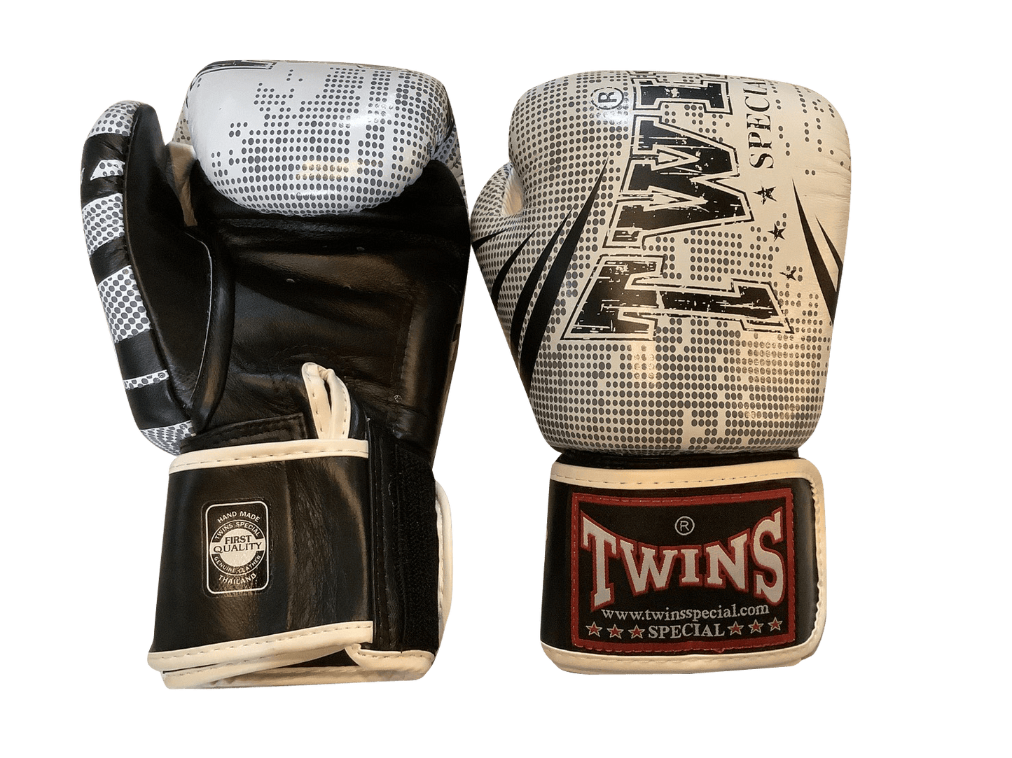 Twins Special FBGVL3-TW5 WHITE/BLACK BOXING GLOVES