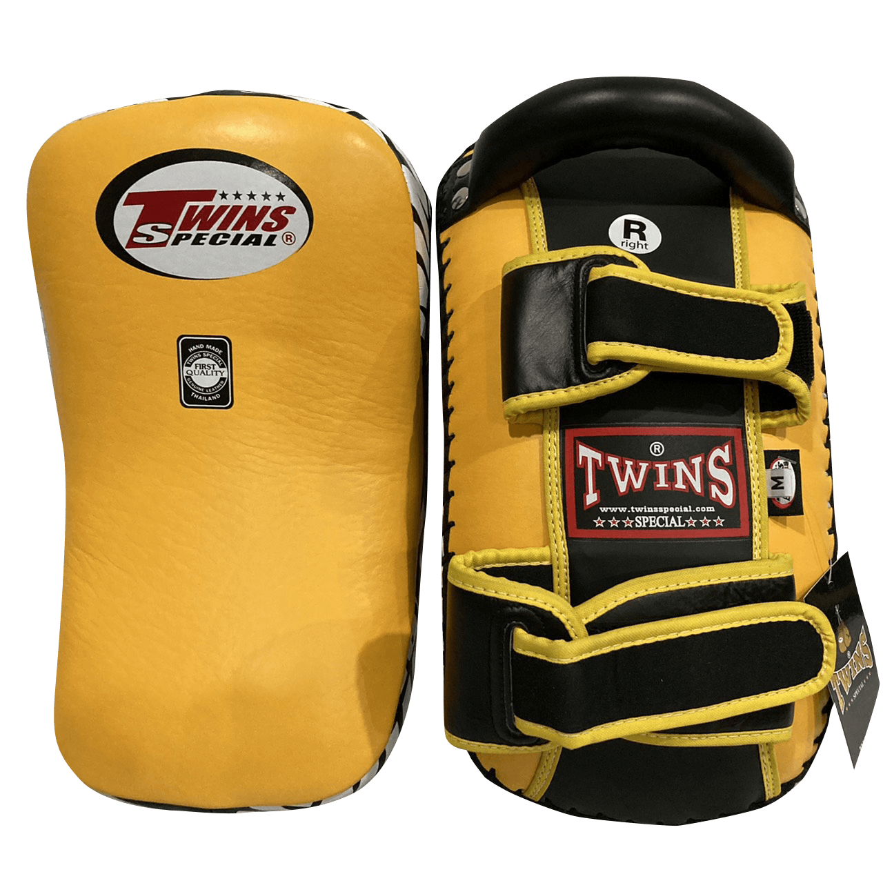 Twins Special Kicking Pads KPL10 Yellow Black - SUPER EXPORT SHOP