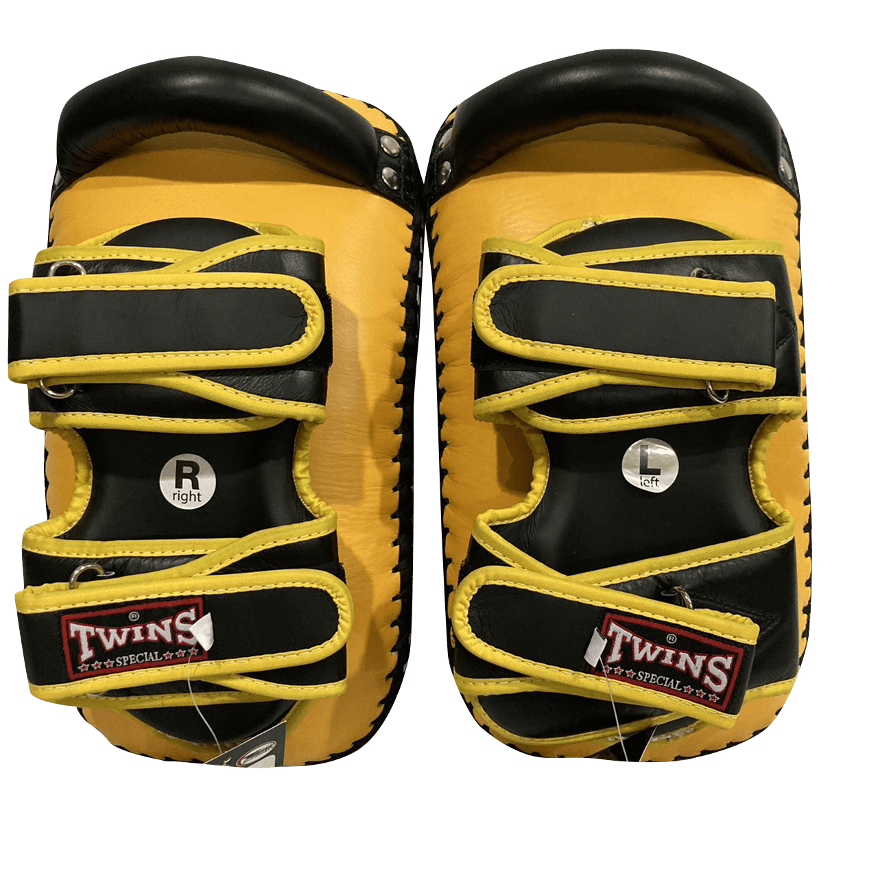 Twins Special Kicking Pads KPL12 Yellow Black - SUPER EXPORT SHOP